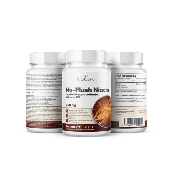 VitaSanum® - Niacin (ohne Flush Effekt) 250 mg 90 Tabletten