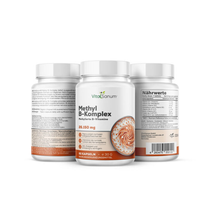 VitaSanum®- Methyl B-Komplex 500 mg 60 Kapseln