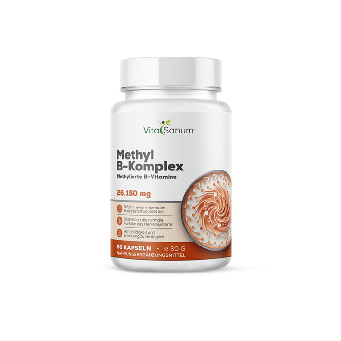 VitaSanum®- Methyl B-Komplex 500 mg 60 Kapseln VitaSanum®- Methyl B-Komplex 500 mg 60 Kapseln