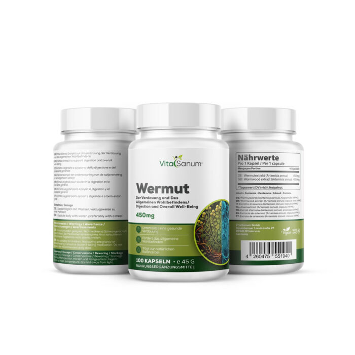 VitaSanum®- Wermut (Beifuß) (Artemisia annua) 450 mg 100 Kapseln