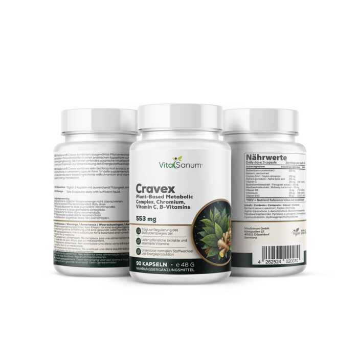 VitaSanum® Cravex – Für Blutzucker, Energie & Stoffwechsel