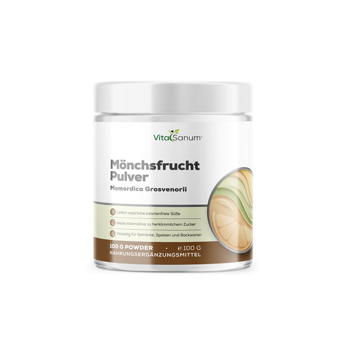 VitaSanum® Mönchsfrucht Pulver – Momordica grosvenorii – 100 g VitaSanum® Mönchsfrucht Pulver – Momordica grosvenorii – 100 g