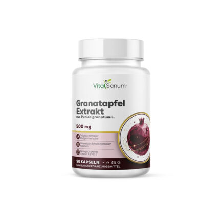 VitaSanum®- Granatapfel Extrakt – 500 mg – 90 Kapseln
