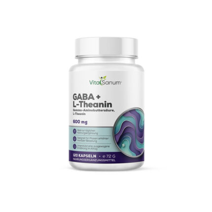 VitaSanum® GABA + L-Theanin – Gamma-Aminobuttersäure · L-Theanin – 120 Kapseln