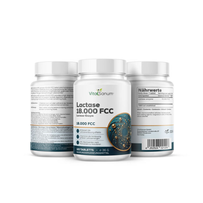 VitaSanum® Lactase 18.000 FCC – Lactase-Enzym