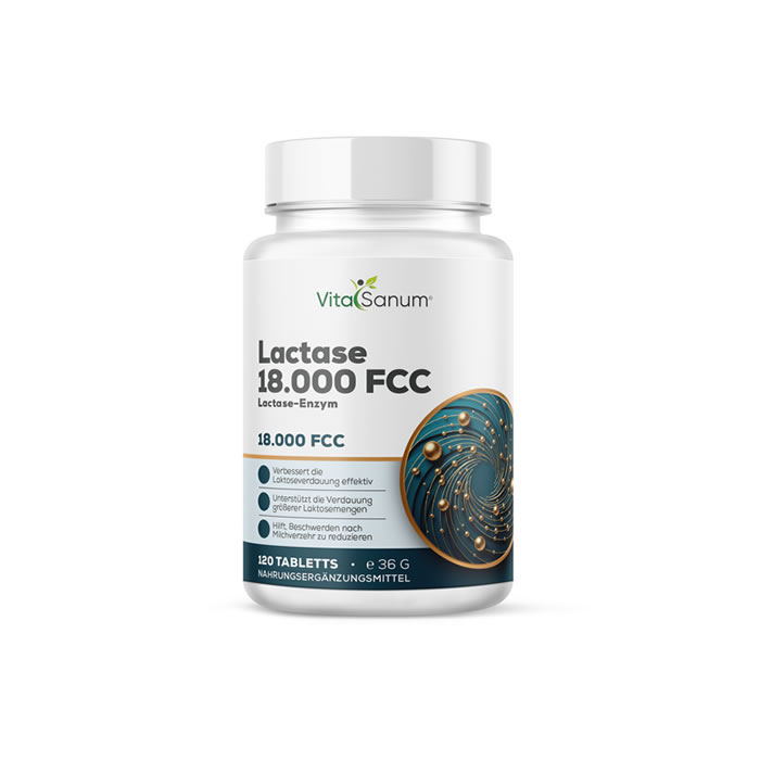 VitaSanum® Lactase 18.000 FCC – Lactase-Enzym VitaSanum® Lactase 18.000 FCC – Lactase-Enzym
