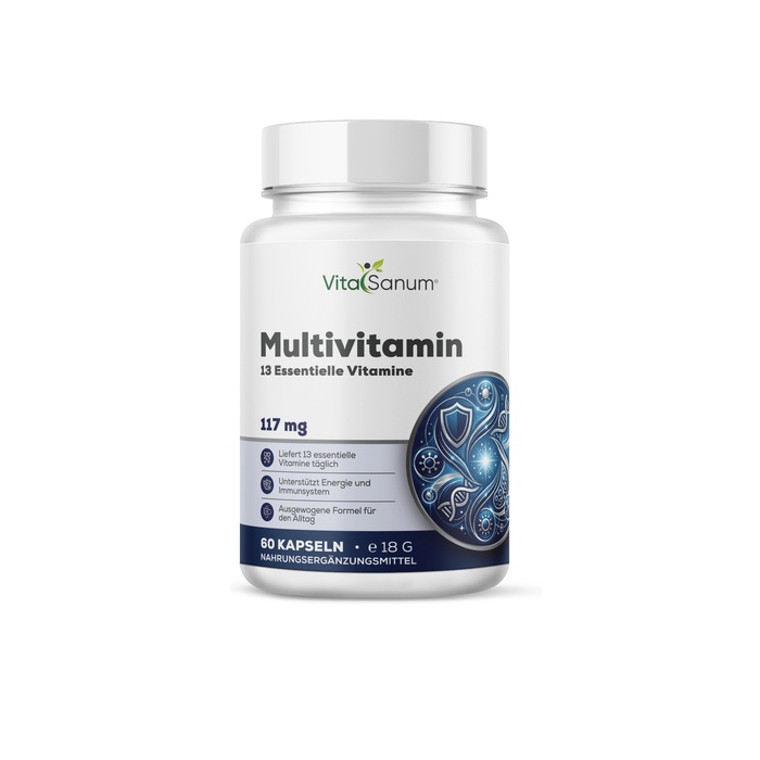 Vita Sanum_Multivitamin_2 VitaSanum® – Multivitamin – 13 essentielle Vitamine – 30 vegane Kapseln