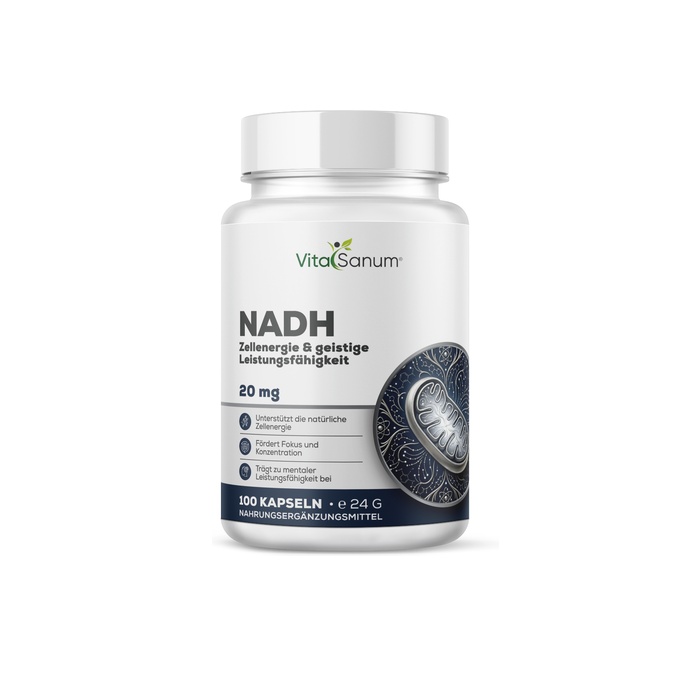 VitaSanum® NADH 20 mg – Reduziertes Coenzym 1 VitaSanum® NADH 20 mg – Reduziertes Coenzym 1