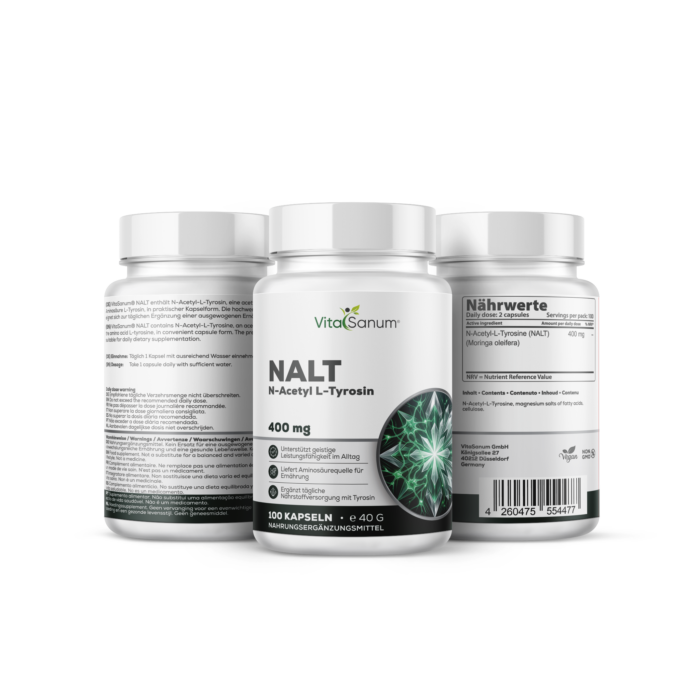VitaSanum® - NALT (N-Acetyl L-Tyrosin) 400 mg 100 Kapseln