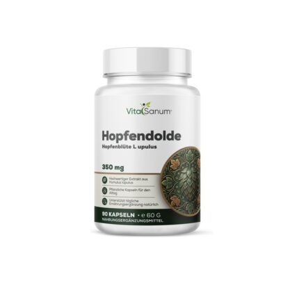 VitaSanum® – Hopfendolde (Humulus lupulus) – 350 mg – 90 vegane Kapseln