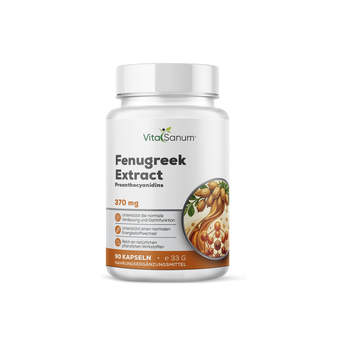 VitaSanum® - Bockshornklee (Trigonella foenum-graecum) 370 mg 90 Kapseln VitaSanum® - Bockshornklee (Trigonella foenum-graecum) 370 mg 90 Kapseln